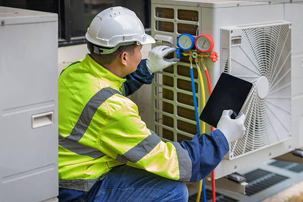 Professional Air Duct Cleaning technician working in Chadwicks, NY